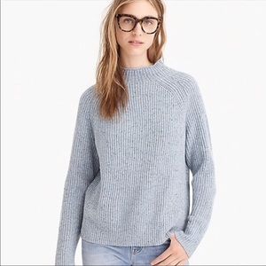J Crew merino wool mock neck sweater
